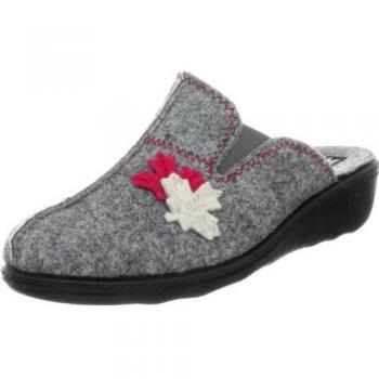Romika Romilastic 386 60086 - Zapatillas de casa de fieltro para mujer, color gris, talla 37