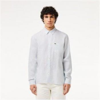 Camisa de hombre regular fit en lino Lacoste