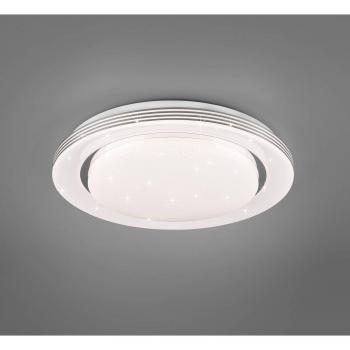 Lámpara de Techo LED Atria Ø 38 cm, 18W/1500lm, CCT 3000-6000K, Blanca, Regulable con Control Remoto y Efecto Cielo Estrellado