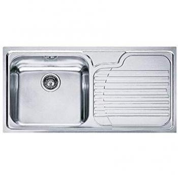 Lavello de Incasso 1 Vasca Gocciolatoio a Destra Inox Spazzolato Franke GAX 611