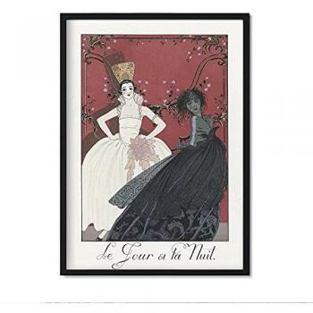Lámina Vintage A3 Art Decó George Barbier - Póster Decorativo de Interiores Modelo 050