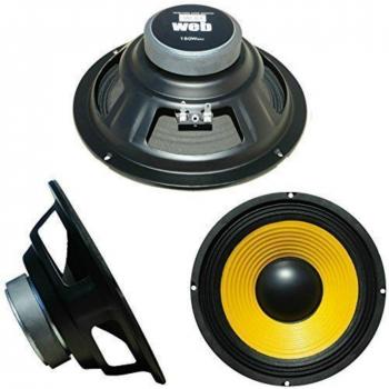 1 woofer WEB W-084 altavoz difusor mediano bajo 20,00 cm 200 mm 8 75 watt rms 150 watt max impedancia 4 ohm coche sensibilidad' de 92 db, 1 piezo