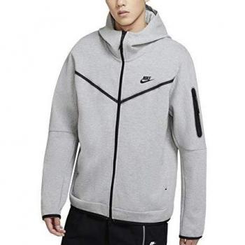 Nike Nstch Flc FZ Under Jacket Men's Under Jacket - Dark Grey Heather/Black, XX-Large