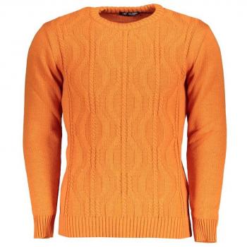 U.S. Polo Assn. Men's Orange Crew Neck Sweater - XXL