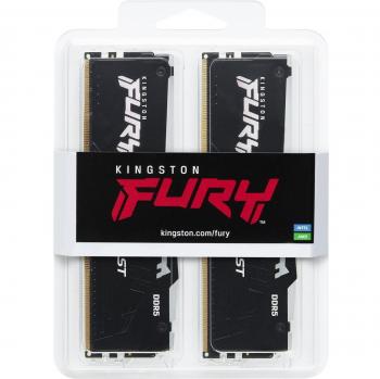 Kingston Technology FURY Beast RGB 64 GB (2 x 32 GB) DDR5 6000 MHz Memoria RAM KF560C40BBAK2-64