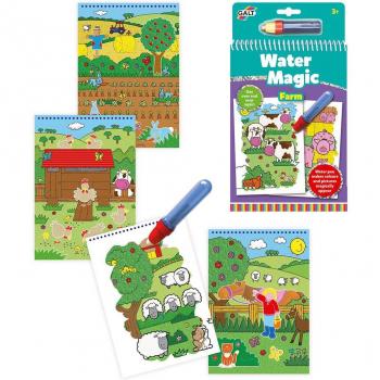 Diset - Set de Rotuladores Mágicos de Agua y Libreta para Colorear, 6 Mod. Multicolor (1006000)