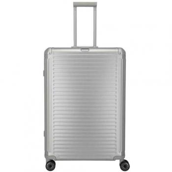 Travelite Next 2.0 Silver 4-Wheel Trolley Luggage 77 cm