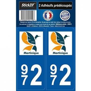 Autocolante STICKZIF SR972, Set de 2, Adhesivo para Placas de Departamento 972