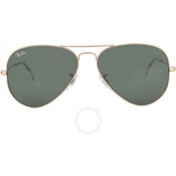 Ray-Ban RB3025 Aviator Large Metal Asian Fit 920231 Men's Sunglasses Gold Size 58