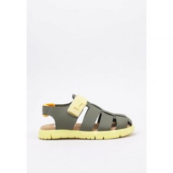 CAMPER Oruga - Sandals for Girls - Green, size 27, Smooth leather; CAMPER Oruga - Sandals for Girls - Green, size 9.5, Smooth leather