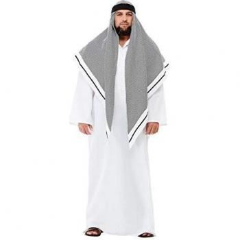 Smiffys 50802XL - Disfraz de Sheikh falso, para hombre, talla XL, 116,8-121,9 cm