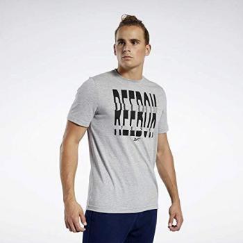 Reebok GS 1895 Crew tee Camiseta, Hombre, brgrin, L