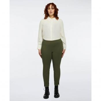 Pantalones skinny con aplicaciones laterales