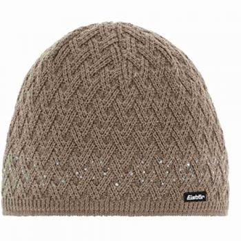 Gorro de Mujer Lore Crystal - Marrón - Diadema Beige Melao