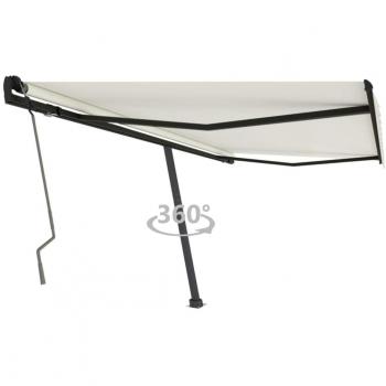 Tienda de campaña manual autoportante para el sol 400x350 cm crema