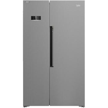 Beko GN1603140XBN Frigorífico Americano Independiente 580L Clase E Acero Inoxidable Puerta Lado a Lado NeoFrost Dual Cooling Harvestfresh 179x91cm No Frost