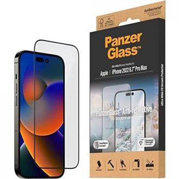 Protector de Pantalla Anti-Reflectante Ultra-Wide Fit para iPhone 14 Pro Max con EasyAligner - PanzerGlass