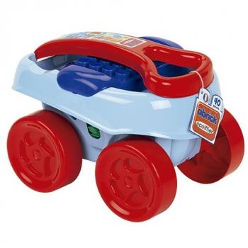 Smoby - Carrito 40 piezas abrick azul