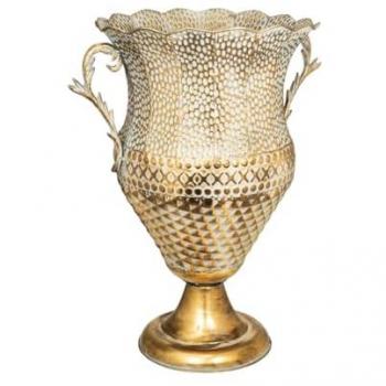 Copa Decorativa Romimex Dorado 50 x 58 x 39 cm