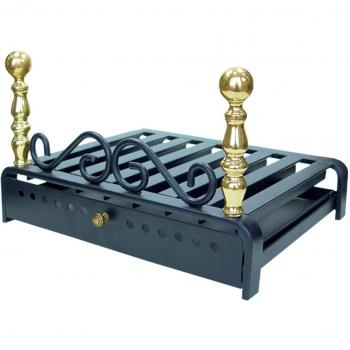 Imex El Zorro 10909 - Parrilla para chimenea con cajón