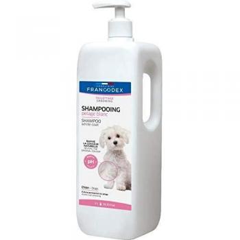 Francodex - champú para Perro con Pelo Blanco, 1 l