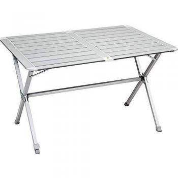Mesa de camping plegable plata Gapless Nivel 4 Brunner 110 x 71 x 70 cm