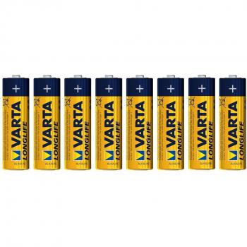 Varta Longlife Power AA Alkaline Batteries - 8 Pack