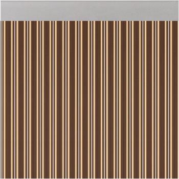 Cortina para puerta Ferrara opaco color marrón-marfil 90x210cm M63122 Acudam