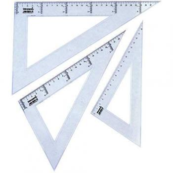 Liderpapel RN02 - Cartabón, 20 cm