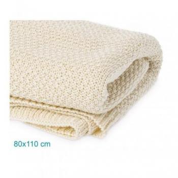 Kiokids Manta de Bambú para Bebé 80x110 cm Termoclimática Antihumedad Color Beige