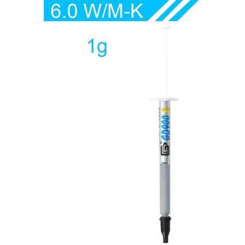 Pasta Térmica GD 900-1 para CPU, Grasa Térmica 6.0 W/M-K, Compatible con i7 y Procesadores AM4, Ideal para Ventiladores de Refrigeración 1151