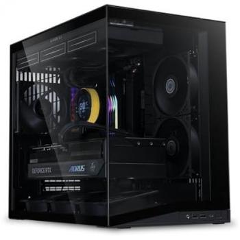 Caja para PC Lian Li O11 Dynamic Mini V2 Flow Negra (mATX, ATX, Mini-ITX) con vidrio templado y 5 ventiladores de 120 mm