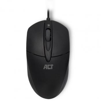 Ratón Óptico Físico ACT AC5005 USB Ambidextro 1000 DPI Negro