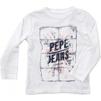 Pepe Jeans - Camiseta Cesar - Camiseta Manga Larga NIÑO