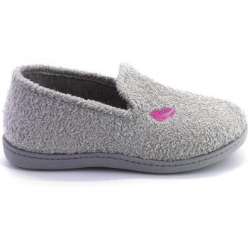 Zapatillas de casa cerrada de mujer PLUMAFLEX 12313 gris 524