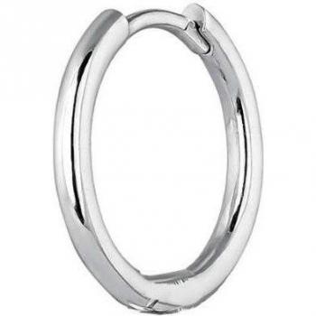Piercing aro Earcandy Halo de plata con acabado envejecido