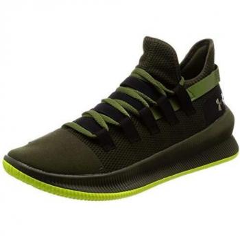 Under Armour Zapatillas de Baloncesto UA M-Tag Low, básquetbol Hombre, Green, 44.5 EU