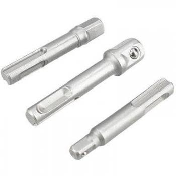 Juego de Adaptadores SDS Plus 1/4 3 piezas