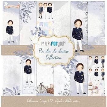 Papers For You Colección 12 Papeles Scrap doble cara 180gr 12x12