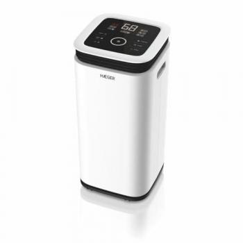 Deshumidificador Digital 16 Litros Haeger con Panel Soft-Touch y Temporizador 0-24h