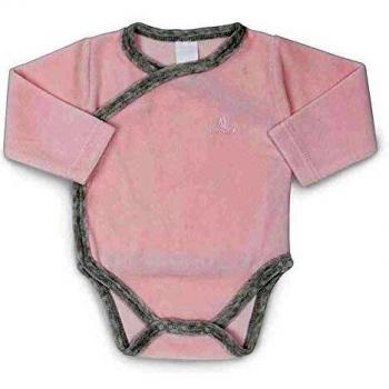 BebeDeParis | Body Bebé Soft Calentito | Manga Larga con Solapa Ajustable | 3-6 Meses