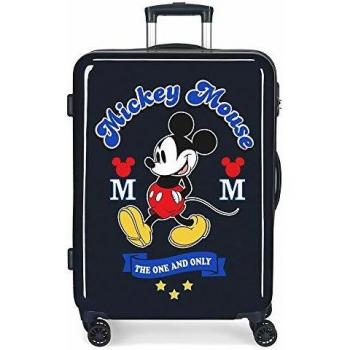Disney Have a good day Mickey Maleta mediana Azul 48x68x26 cms Rígida ABS Cierre combinación 70L 3,7Kgs 4 Ruedas dobles