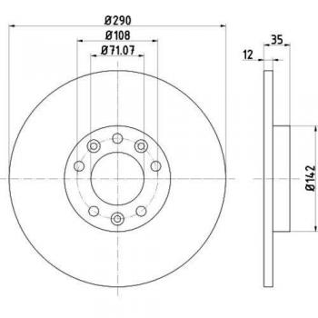 Hella 8dd 355 120 – 421 freno