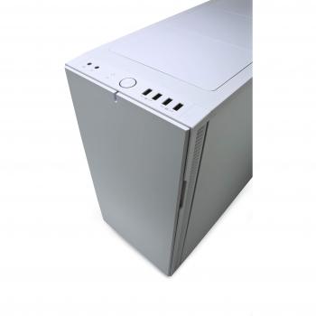 Fractal Design Define R5 - Mid Tower Computer Case - ATX - Optimized For High Airflow and Silent Computing with ModuVent Technology - PSU Shroud - Modular Interior - Water-Cooling Ready - White