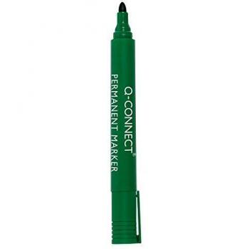 Q-Connect KF01773 - Rotulador, Verde, Pack de 10 Unidades