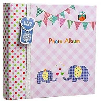 ARPAN - Álbum de Fotos (para 200 Fotos de 15 x 10 cm, 23 x 5 x 23 cm), Color Rosa