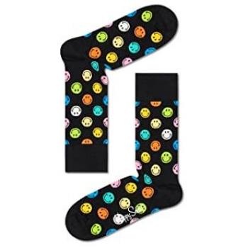 Calcetines Hombre Happy Socks Modelo Big Smiley con Puntos Grandes - Amarillo, Naranja, Azul, Turquesa, Verde Claro - Talla: 41-46