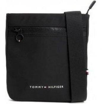 Tommy Hilfiger Skyline Mini Bandolera para Hombre en Color Negro con Logo