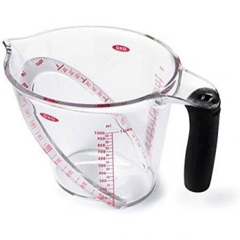 Jarra Medidora Angulada OXO Good Grips 1 Litro, Plástico, A Prueba de Lavavajillas