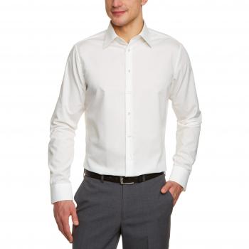 Seidensticker Schwarze Rose, Camisa de manga larga para Hombre, Beige